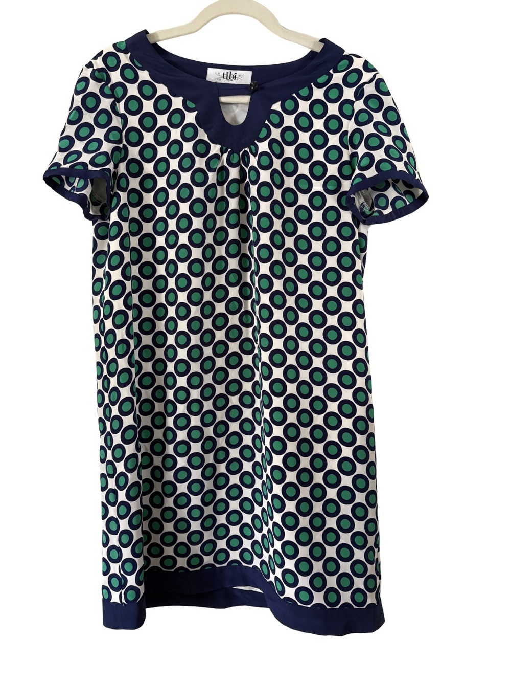 Tibi Y2K 100% Silk shift dress Sz 8
